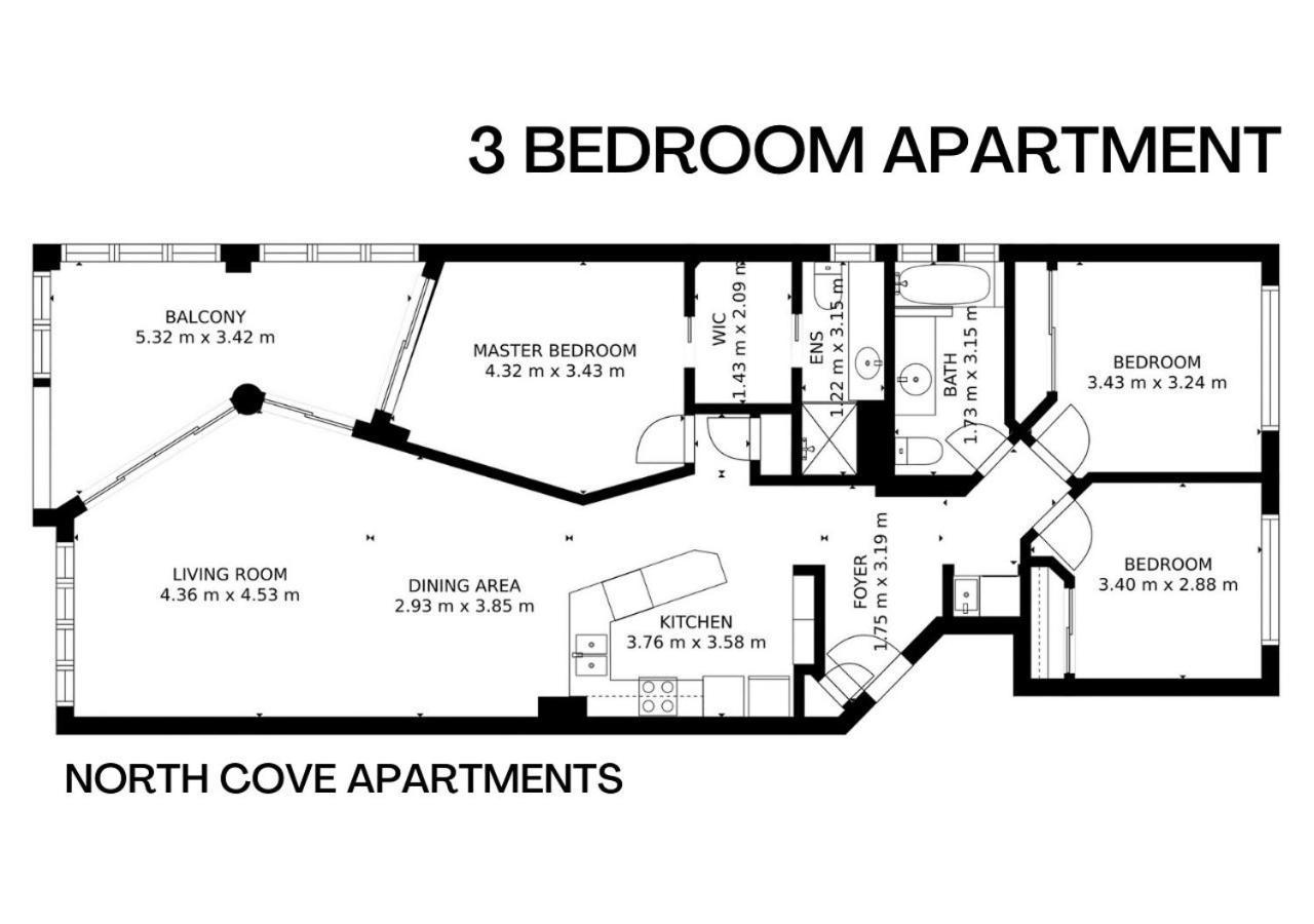 קאירנס North Cove Waterfront Suites חדר תמונה